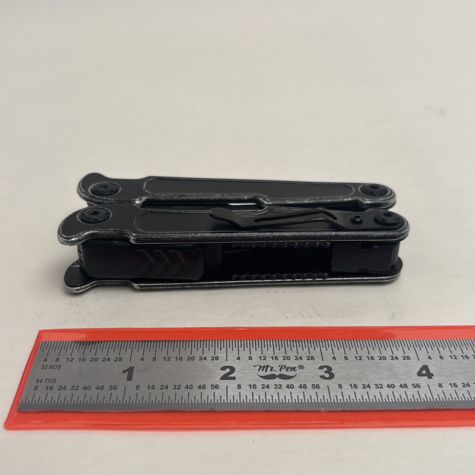 Hyper Tough Multi-tool Heavy Duty Stainless Steel Grip Black Camp Survival Hunt