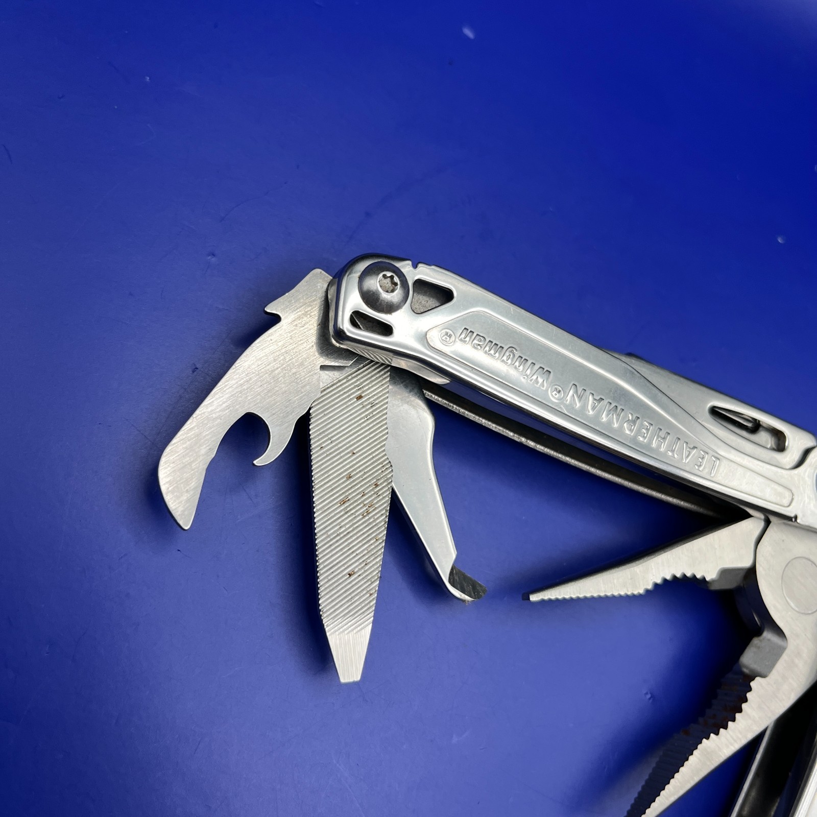 Leatherman Stainless Steel Wingman Multi Tool Scissors Knife Plier