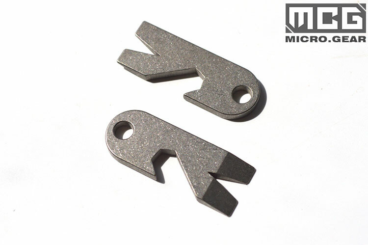 TC4 Titanium CNC Keychain EDC Wrench Multi Tool Pry Bar Crowbar Bottle Opener