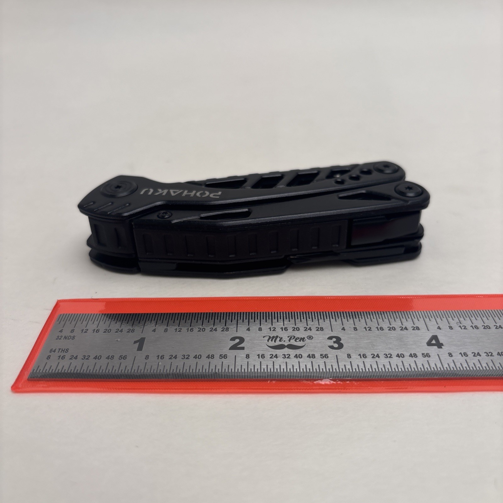 Pohaku Black Multi Tool Hunt Hike Camp Tactical Survival Camp Sheath Included