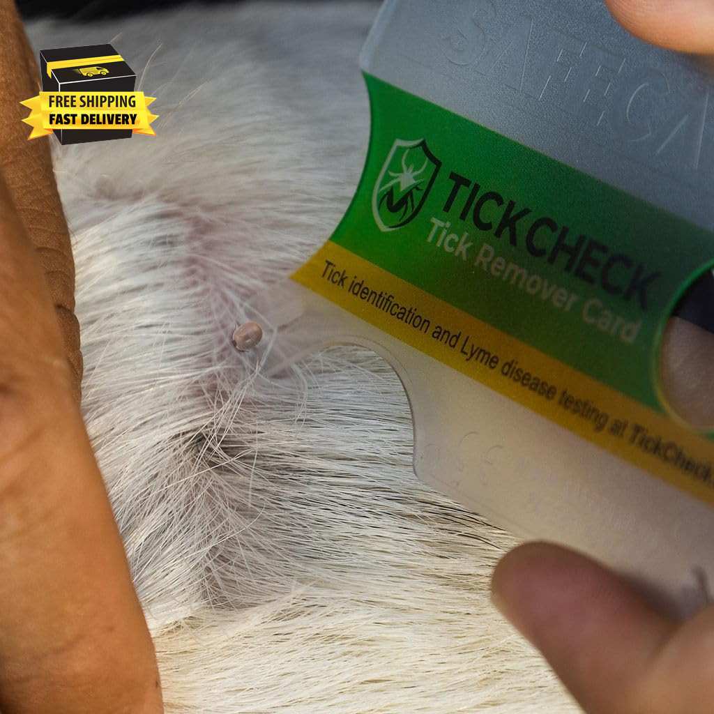 Tick Remover Card – Wallet Sized Tick Removal Tool with Free Tick ID Card & Test