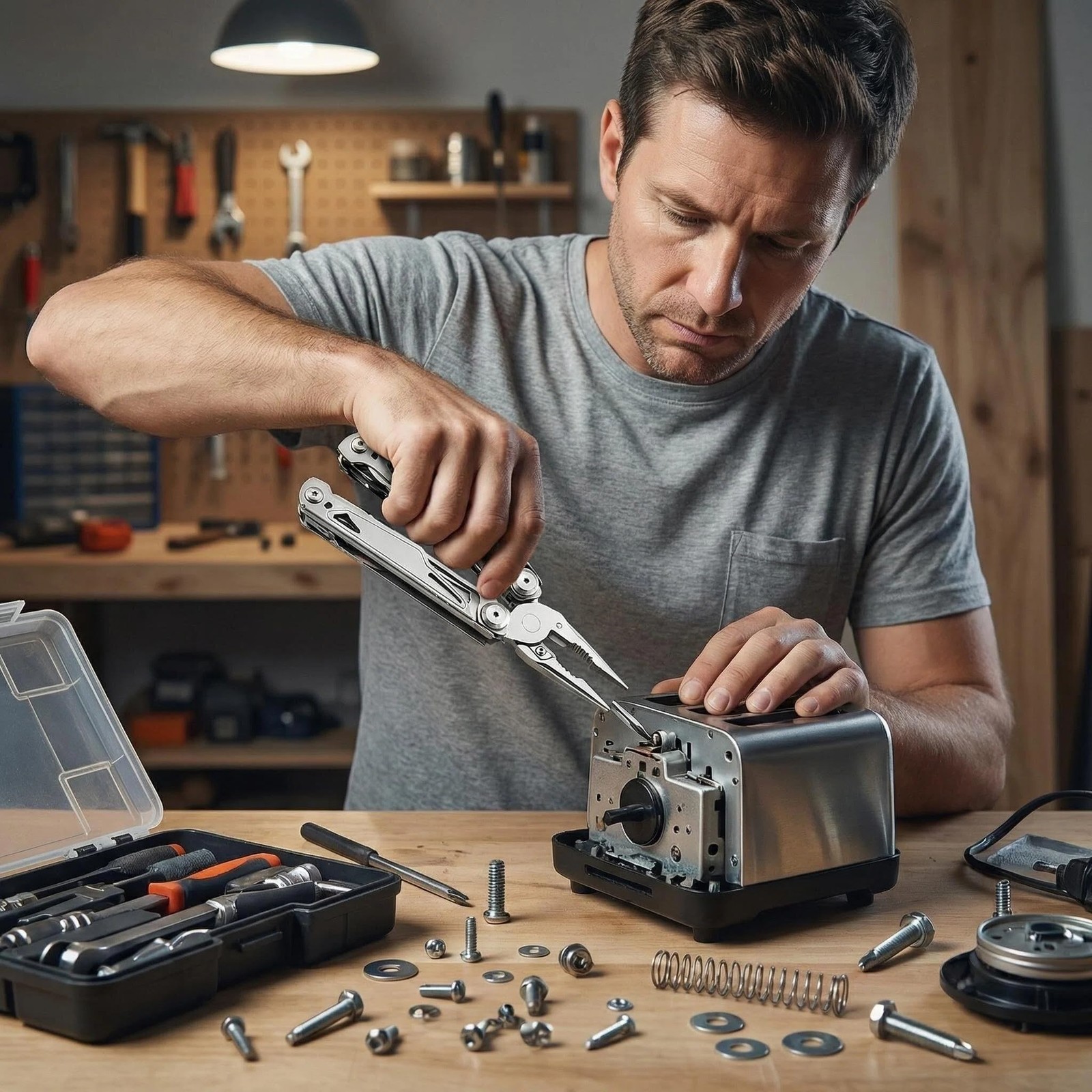 Multitool, 28-in-1 Stainless Steel Multi-Tool with Pocket Knife, -locking Pli…