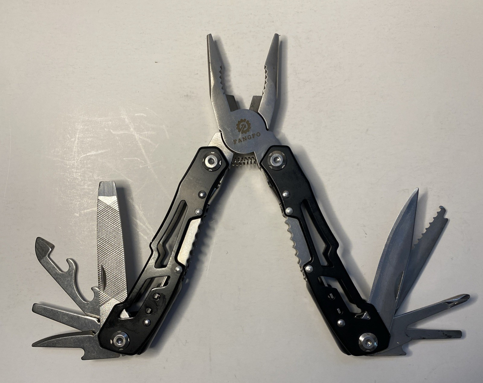 Fangfo Multi Tool Folding Pliers with Sheath Compact Utility Tool