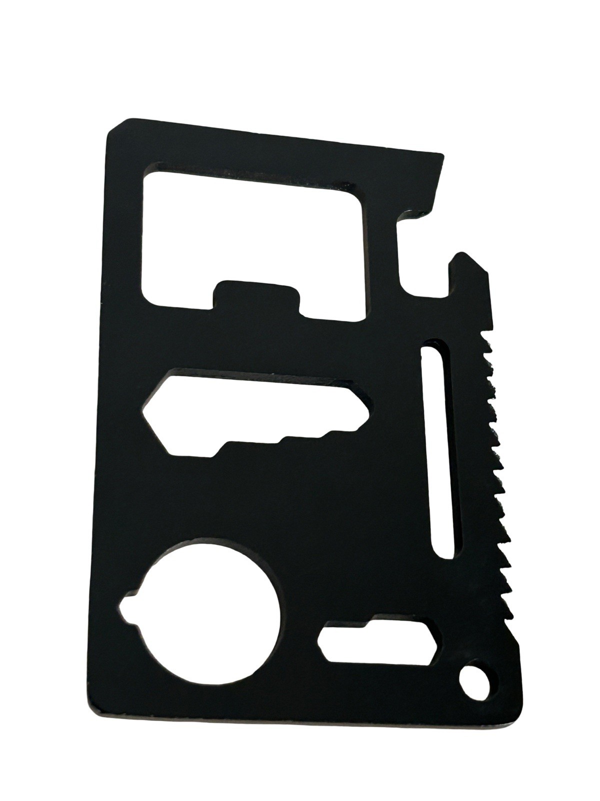 Blademate Stainless Steel Multi-Functional Tool with Black Leather Sleeve, 2″x3″