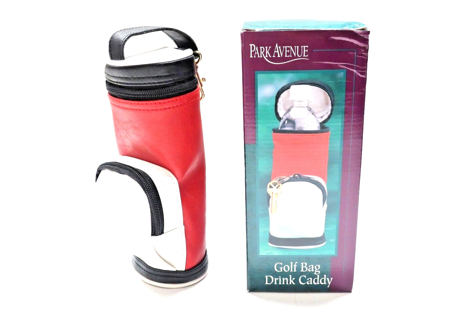 Park Avenue Golf Bag Drink Caddy New in Original Box Great Golfer Gift Idea!