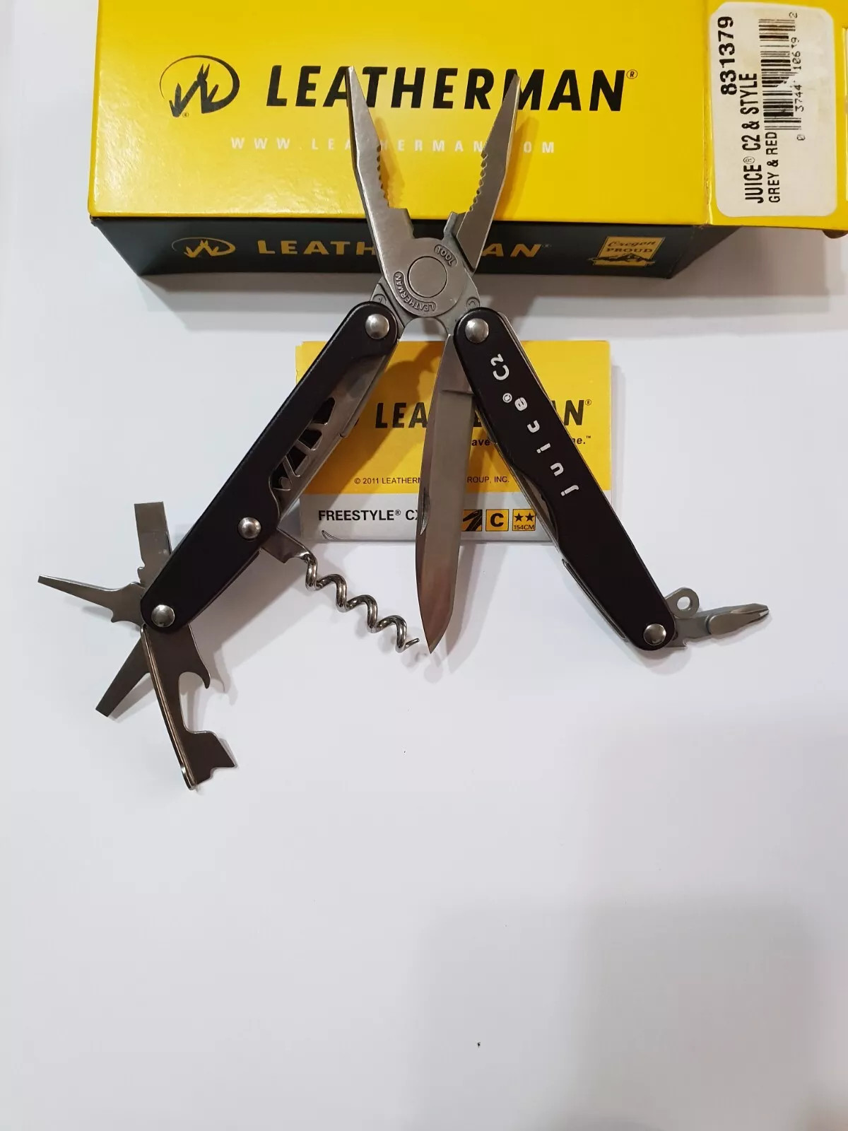 🔥🔥🔥 Leatherman Juice C2 Gray Gen1 Multi Tool New in Box Rare Retired
