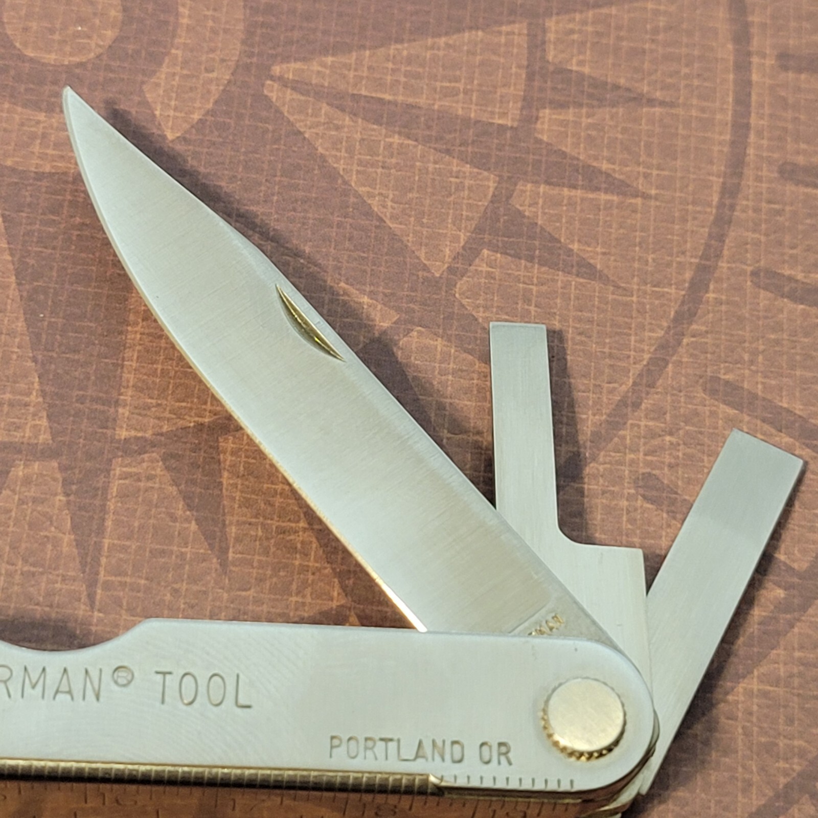 LEATHERMAN PST Multi Tool Made In USA W/SHEATH BOX Knife Pliers
