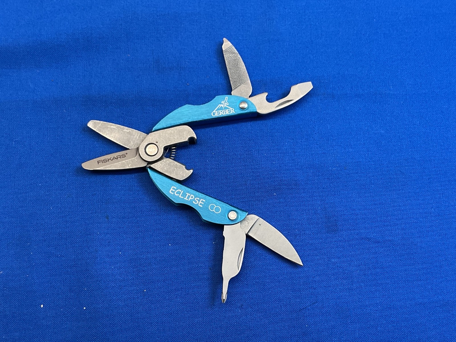 Gerber Eclipse Multi Tool Knife and Strap Cutter Lot of 2 Tools Fiskars