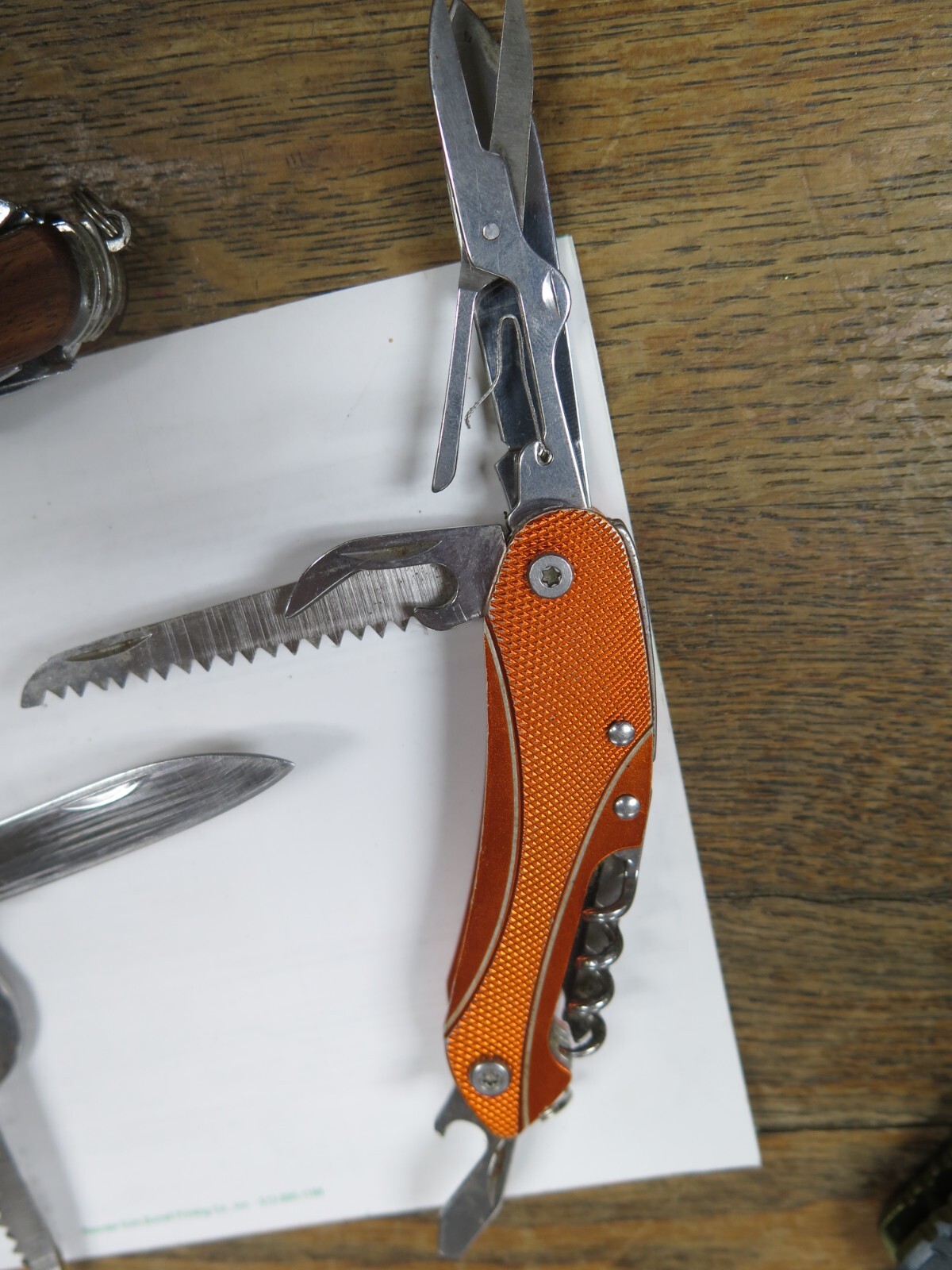3 QTY LOT SALE ORANGE RED BROWN Multi-Tool, ALL USED AND WORK