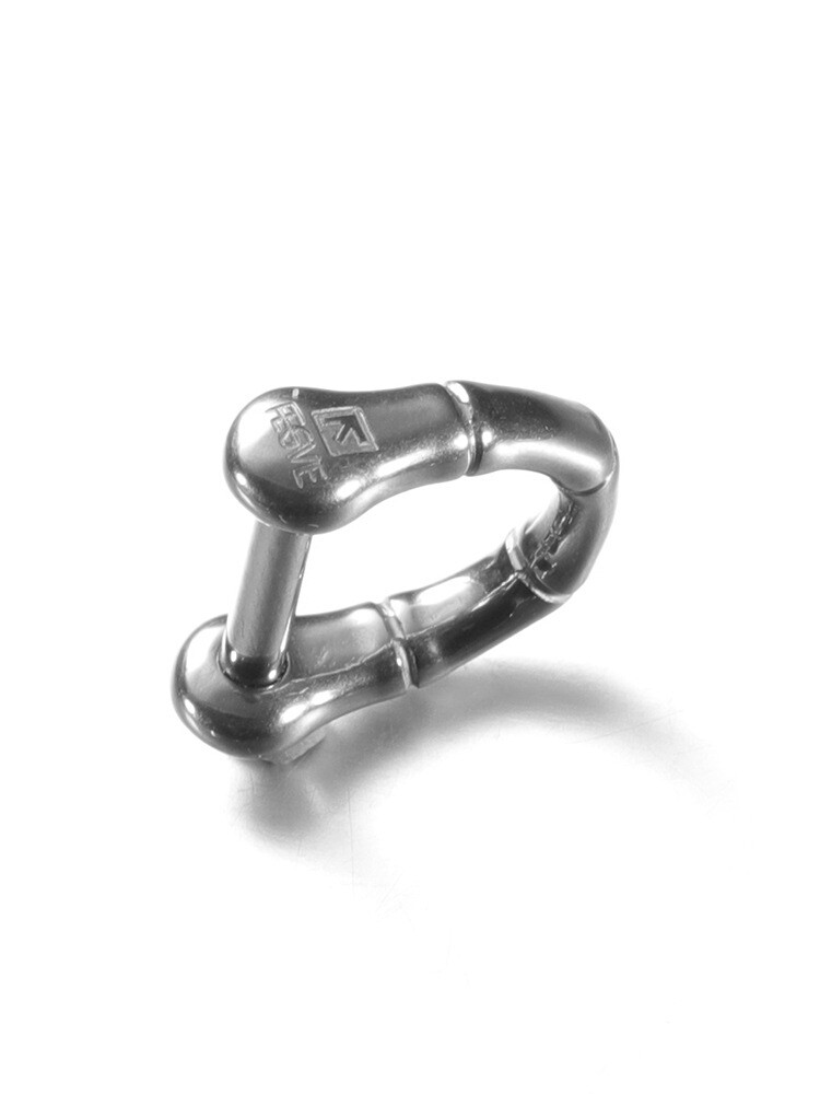 Titanium Alloy Bamboo Joint Horseshoe Buckle Portable Accessory EDC Metal Steel