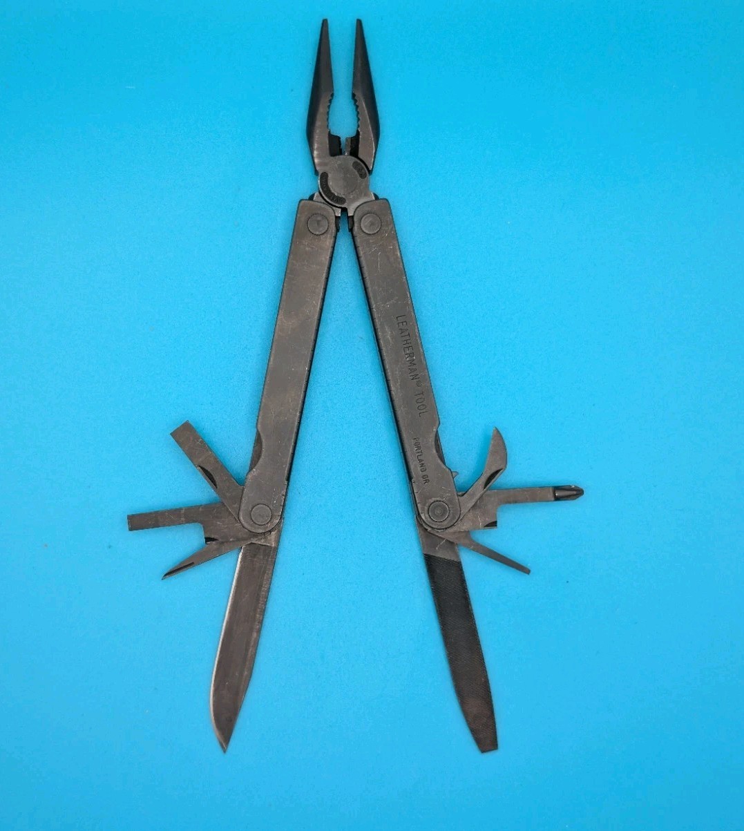 Leatherman PST Black Multi-Tool Nylon Sheath Retired Collectible USA