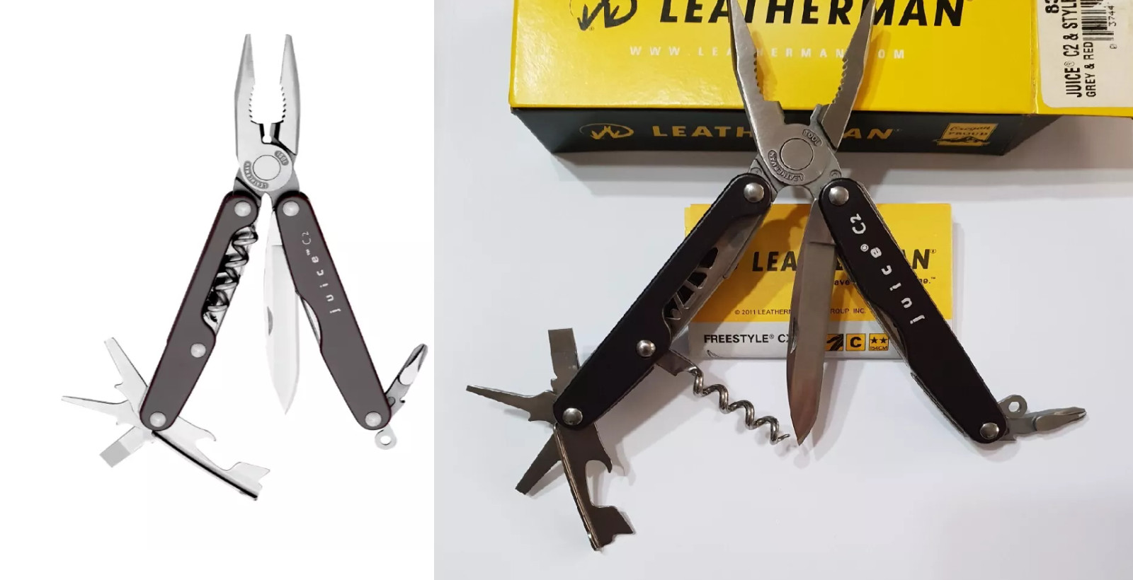 🔥🔥🔥 Leatherman Juice C2 Gray Gen1 Multi Tool New in Box Rare Retired