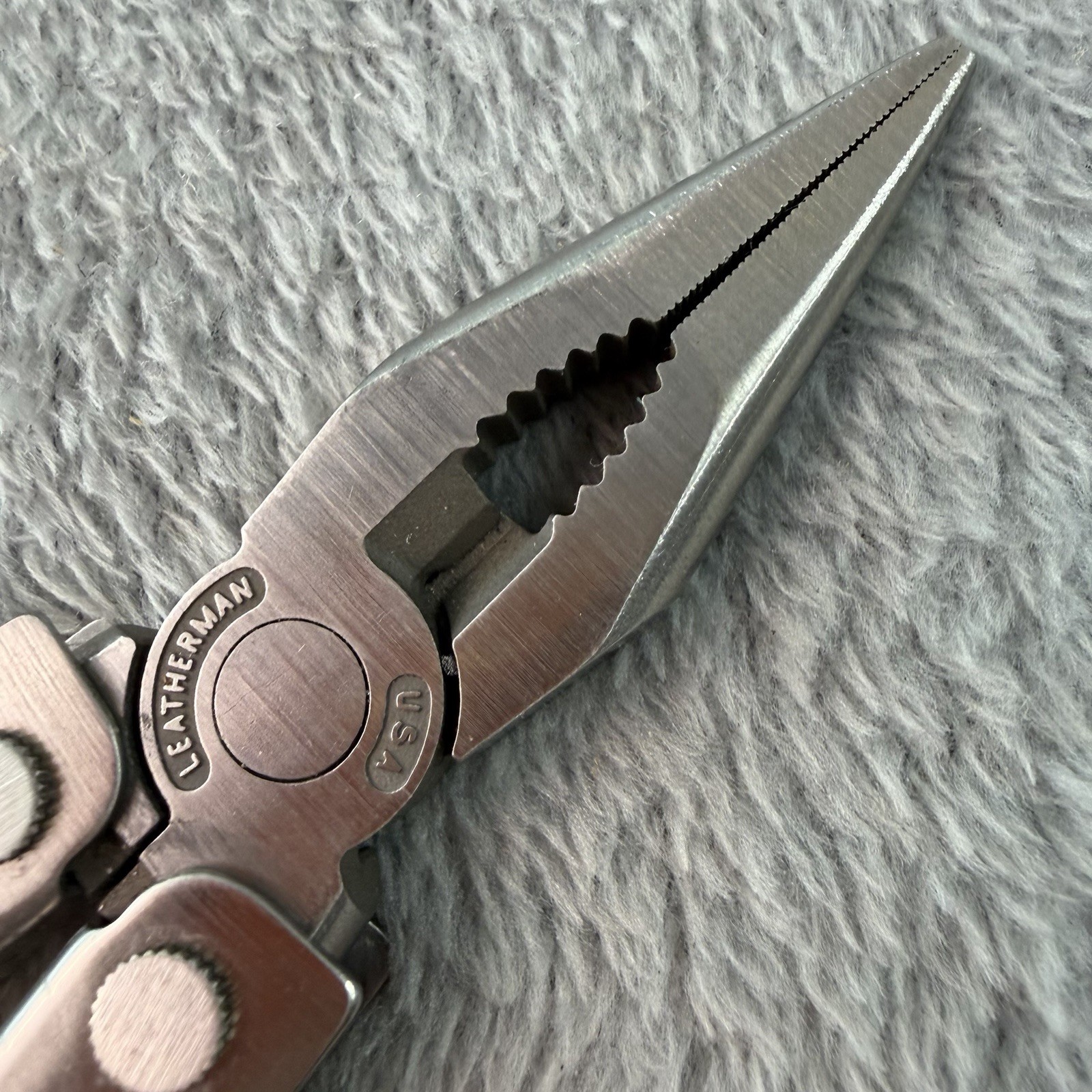 Vtg Leatherman PST Multi Tool FORD Promotion 0499 USA w Leather Sheath B551