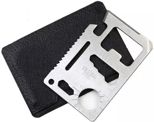 Ultimate 11-in-1 Survival Tool: Pocket-Sized Multi-Tool for Outdoor Adventures