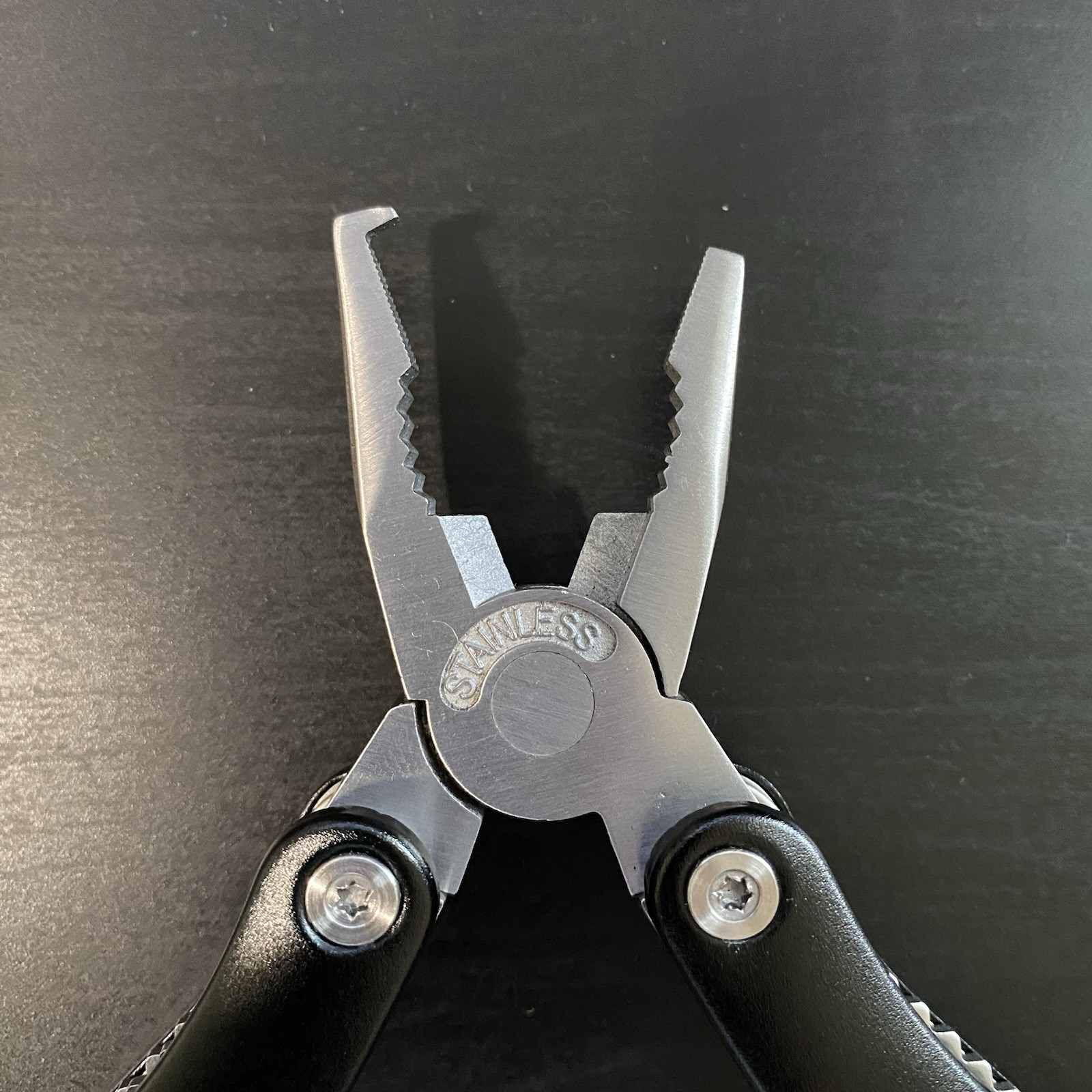 Field & Stream 10-in-1 Multi-Tool Black Orange Stainless Steel With Sheath