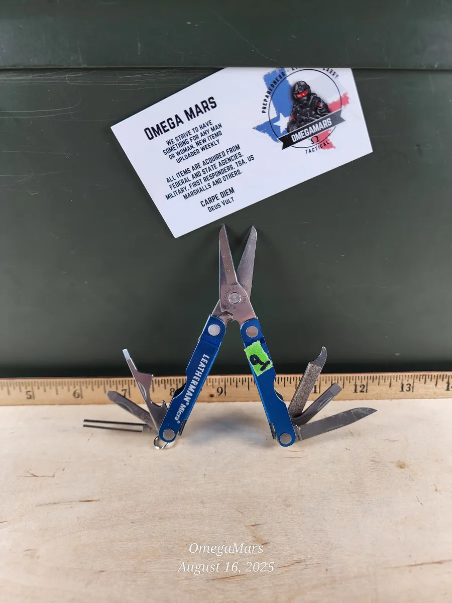 Leatherman Micra Blue #9 Light usage