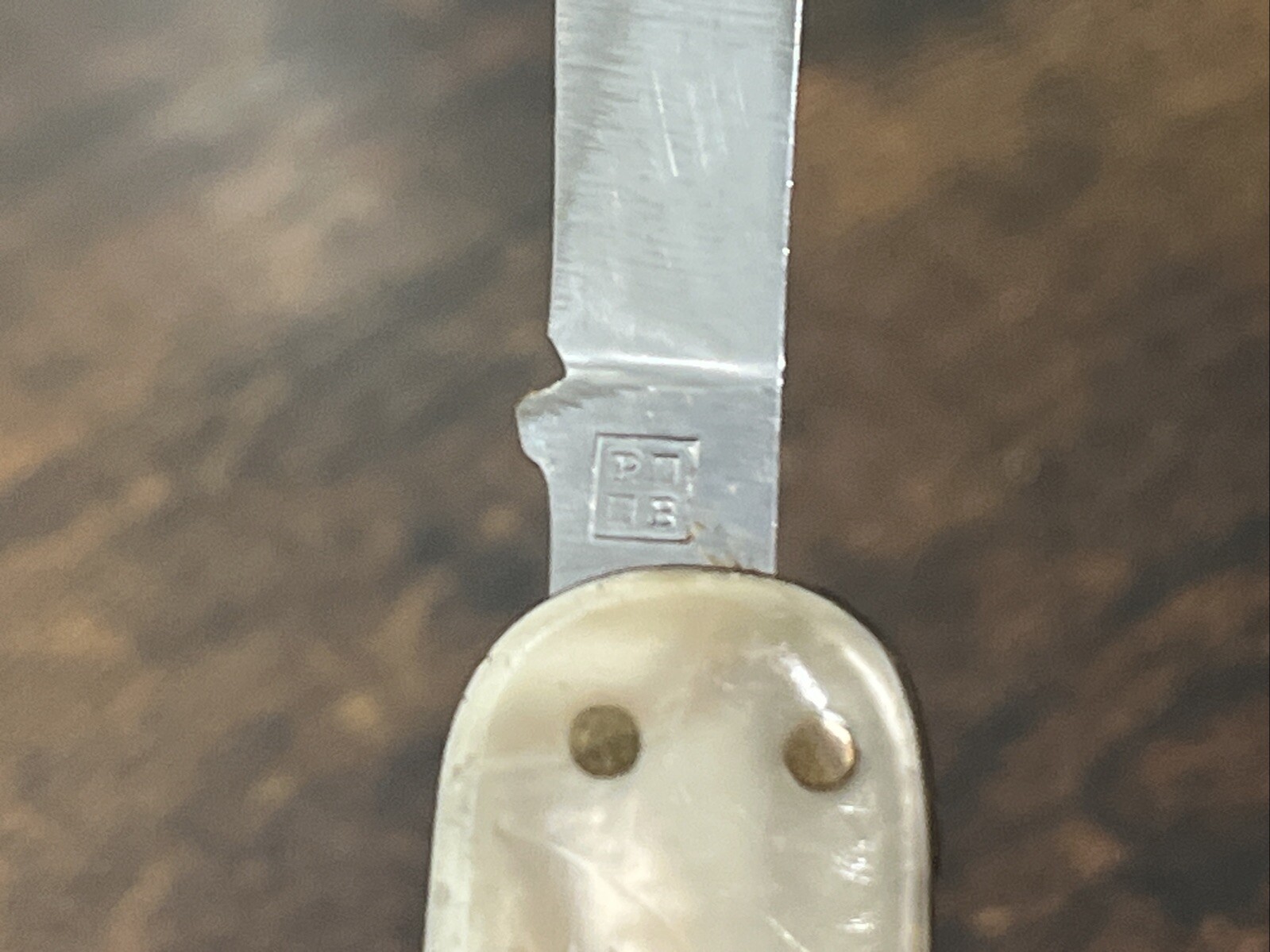 Vintage Solingen Germany Pocket Knife Koenig Iron Works Houston TX Collectible