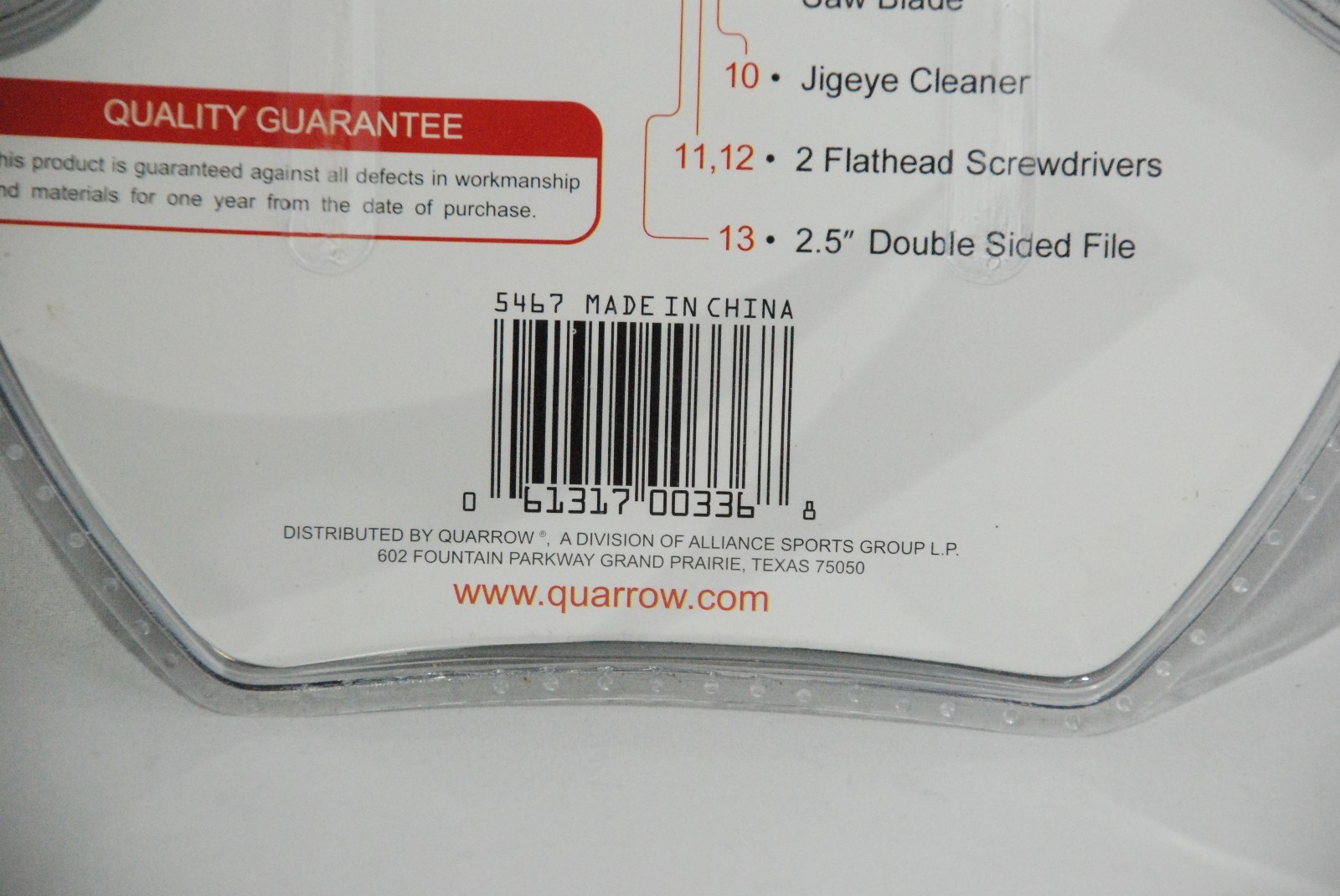 NEW – 5467 Quarrow MT13 Anglers Tool