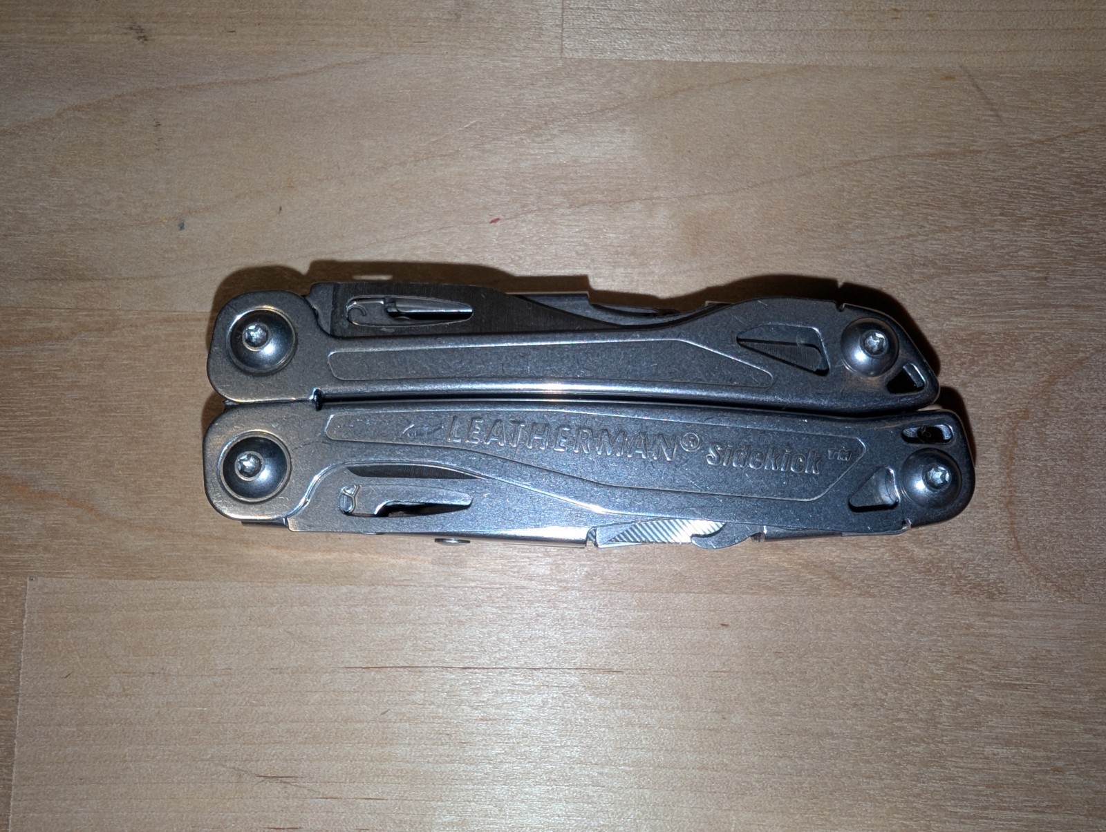 Leatherman Sidekick Multi-Tool, Knife, Pliers, Saw, Stainless