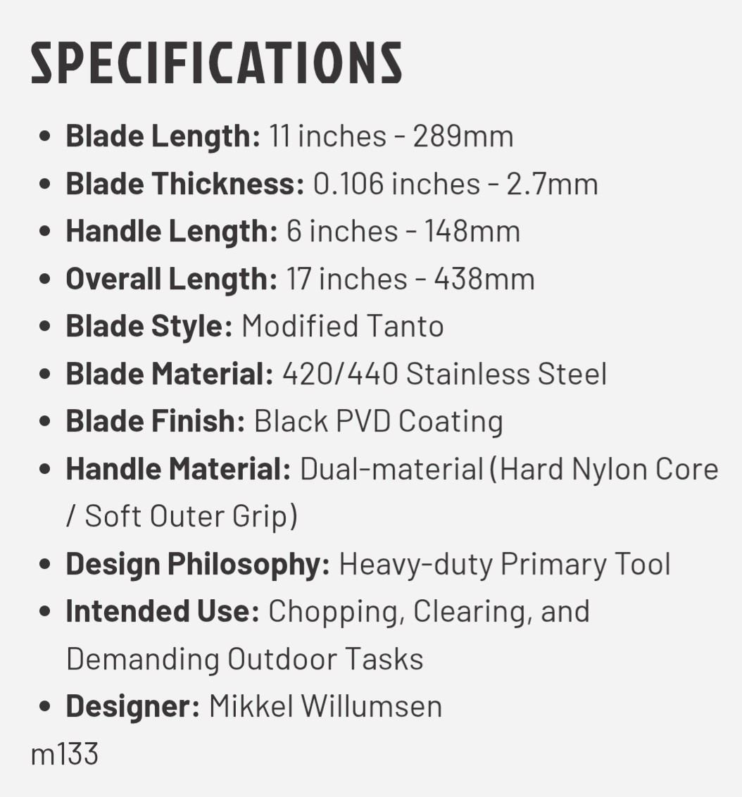 Mikkel Willumsen Rock Shock Stainless Steel Heavy-duty Primary Tool