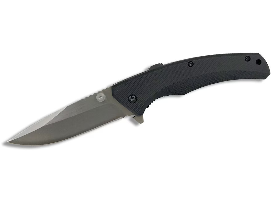 American Buffalo Knife & Tool Sidewinder Assisted Opening Pocket Knife 3.5″ Drop