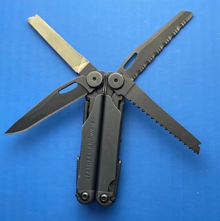 Leatherman Wave Plus + Multi-Tool! BLACK OXIDE! WITH SHEATH! Great Condition