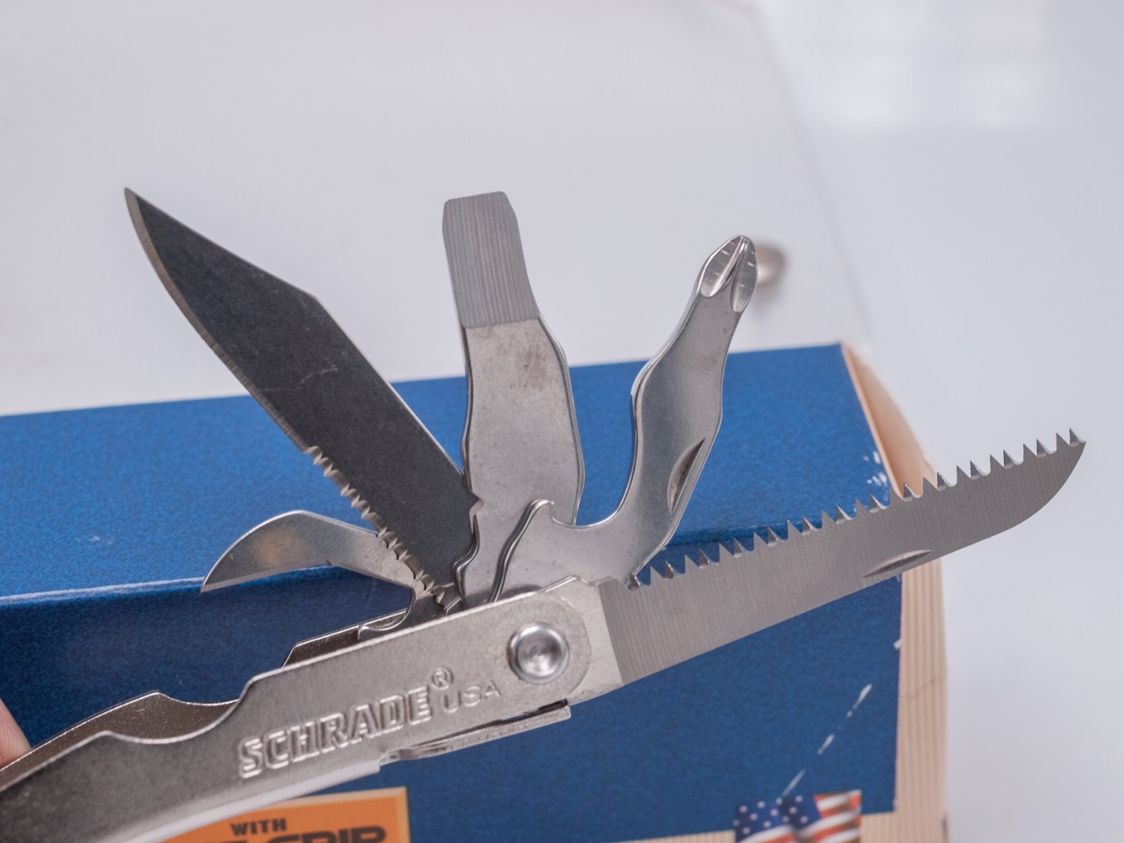 NOS – Schrade Tough Vise Grip Multi Tool Pliers ST6 – USA Made