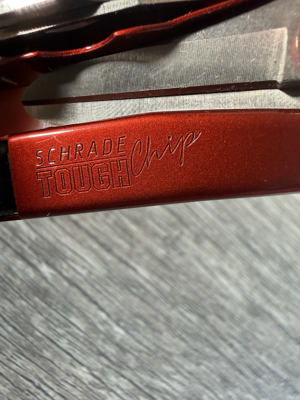 Schrade Tough Chip Red Compact Multi-Tool With Nylon Sheath USA