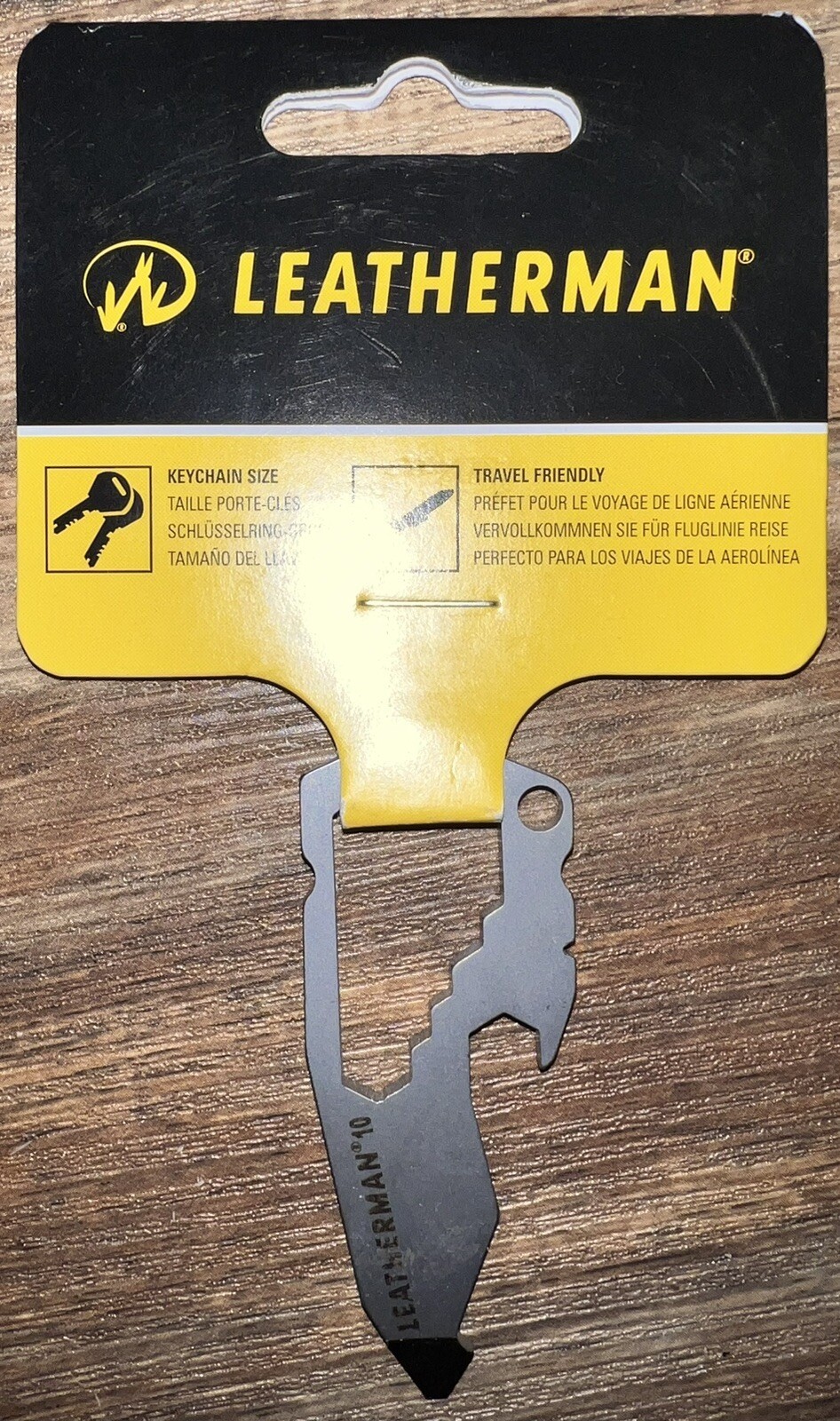 Leatherman Keychain Multi-Tool 832125, By The Numbers #10, Metric, Stainless