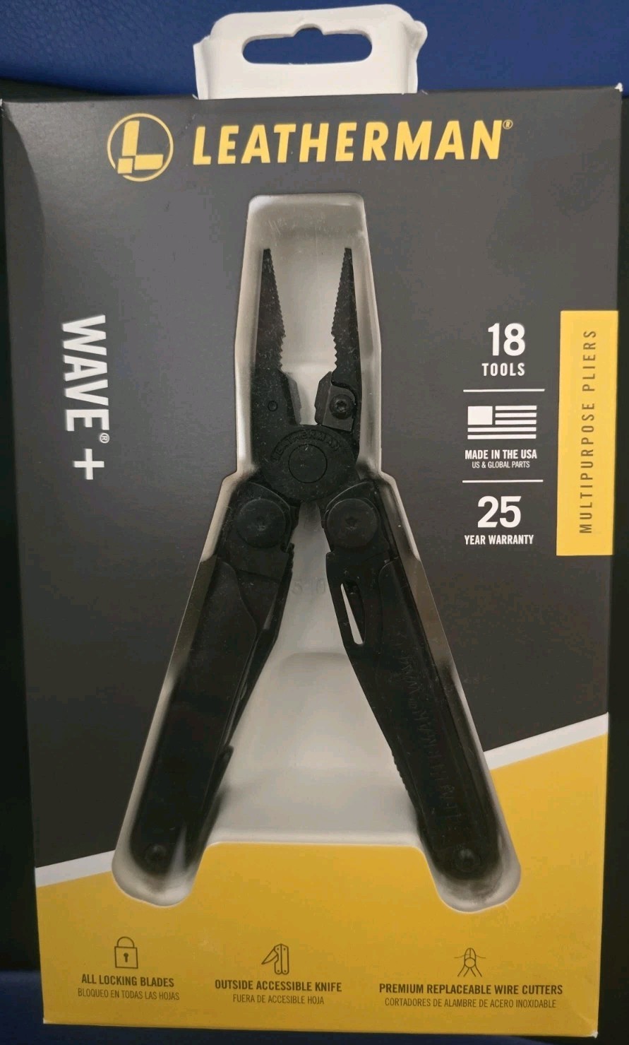 Leatherman Wave+ Black Multi-Tool Bundle w/ 42 Double-Ended Bits NEW No Sheath