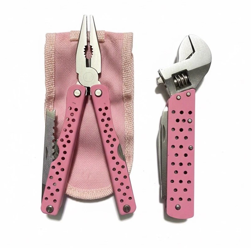 Lot Of 5 Tools For Her 14 in 1 Multifunctional Tool & Wrench Set Pink