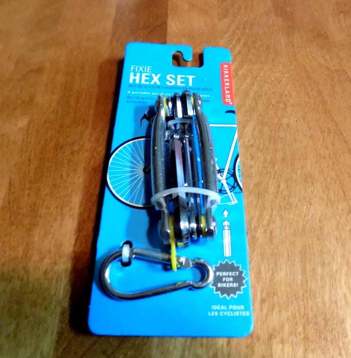 FIXIE HEX SET Accessories Keyring Clip Bikers Bike Cyclist 6 Ball & Hex Keys NEW