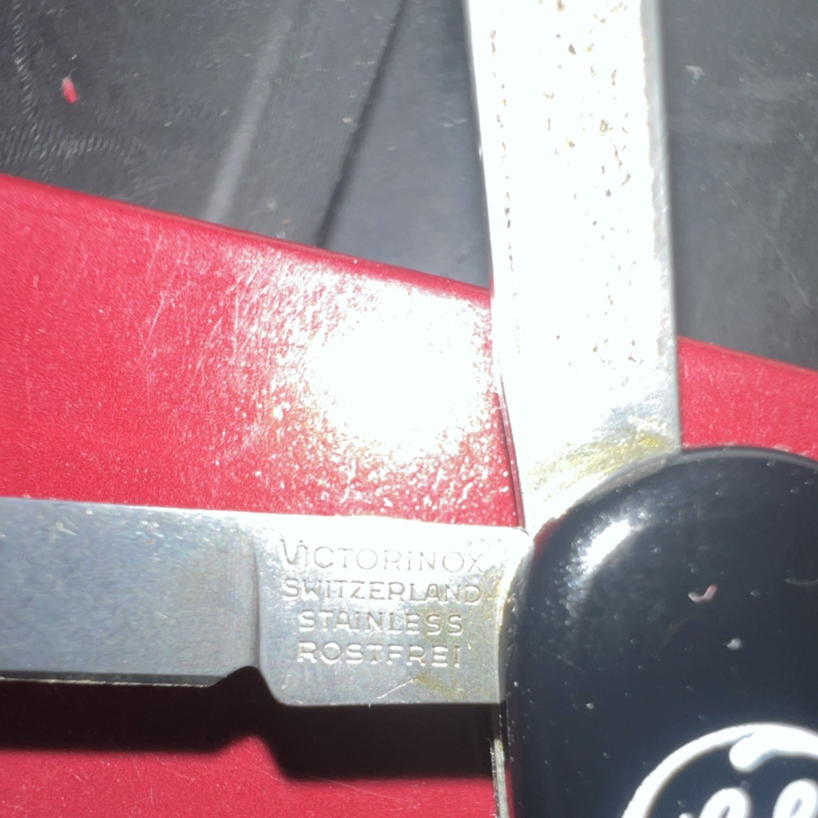 Victorinox Black Stainless Steel Multi-Tool Knife, Scissors, Nail File