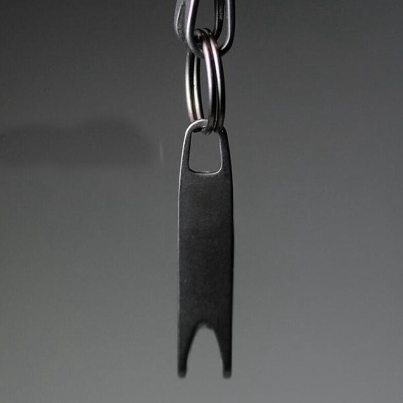 3PACK Titanium alloy EDC Gear Pocket Suspension Clip Wallet Tool with Key Ring