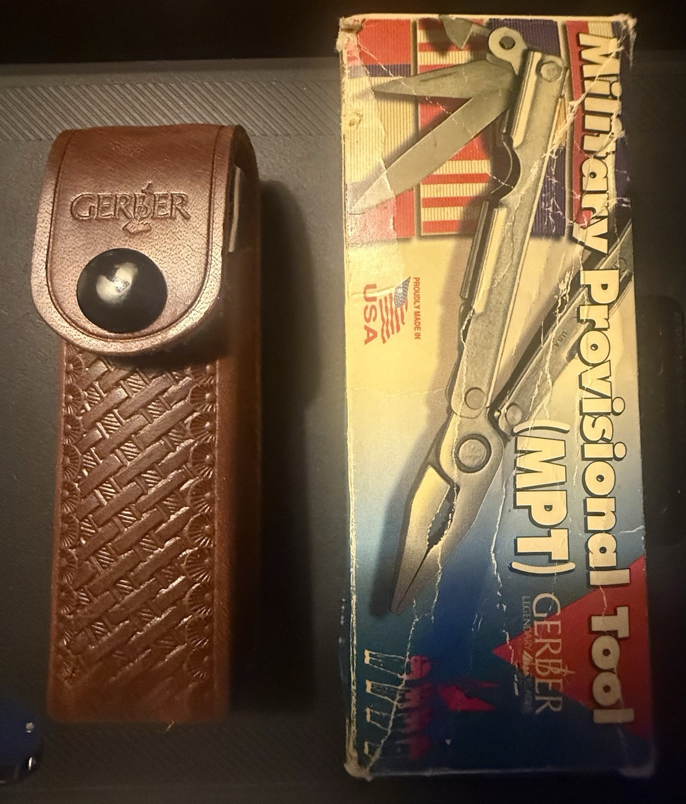 Vtg Gerber USA MPT 55511 Military Provisional Tool & Sheath Plier Multi-Tool
