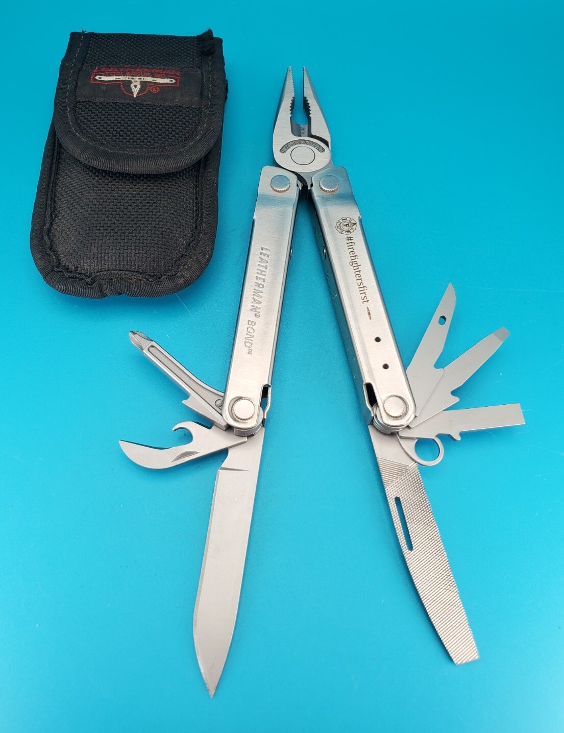 LEATHERMAN Bond Multitool! With Sheath! *FIREFIGHTERSFIRST*