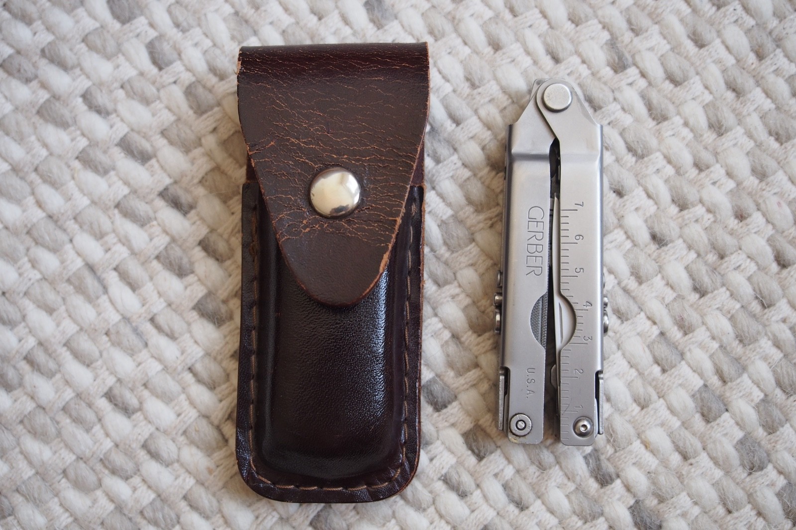 Vintage Gerber USA Multi Tool Blunt Nose Pliers Knife EDC – 5142721 5212844