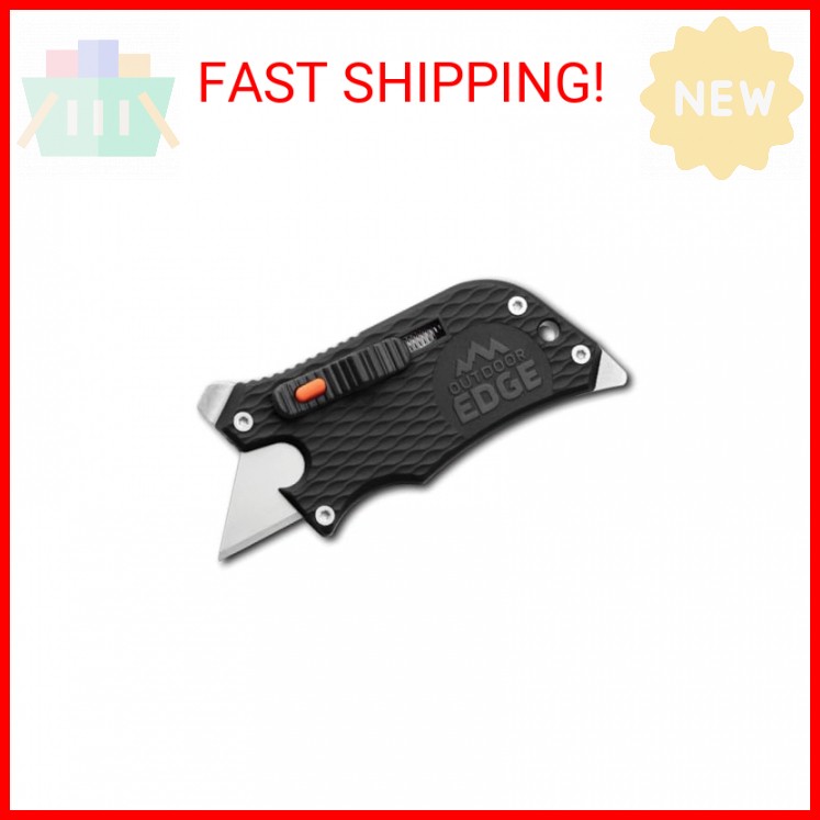 Outdoor Edge SlideWinder – Utility Knife Multitool with Standard Replaceable Raz