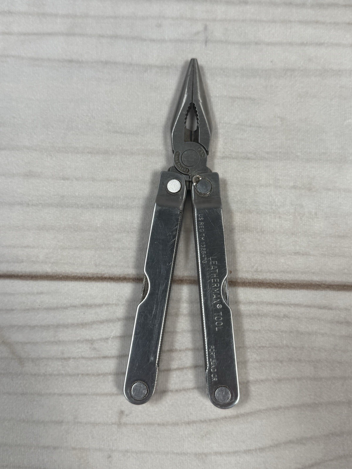 Vintage Original Leatherman Multi-Tool Portland OR “0895” w/ Leather Sheath