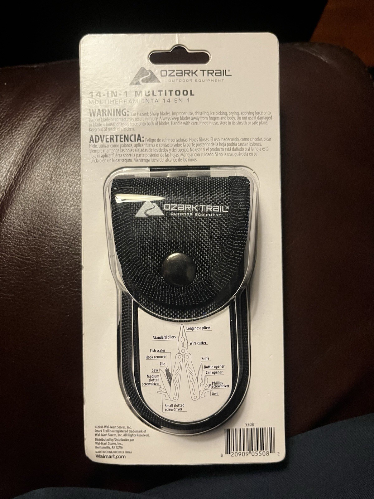 Ozark Trail 14-in-1 Multitool with Sheath (New)