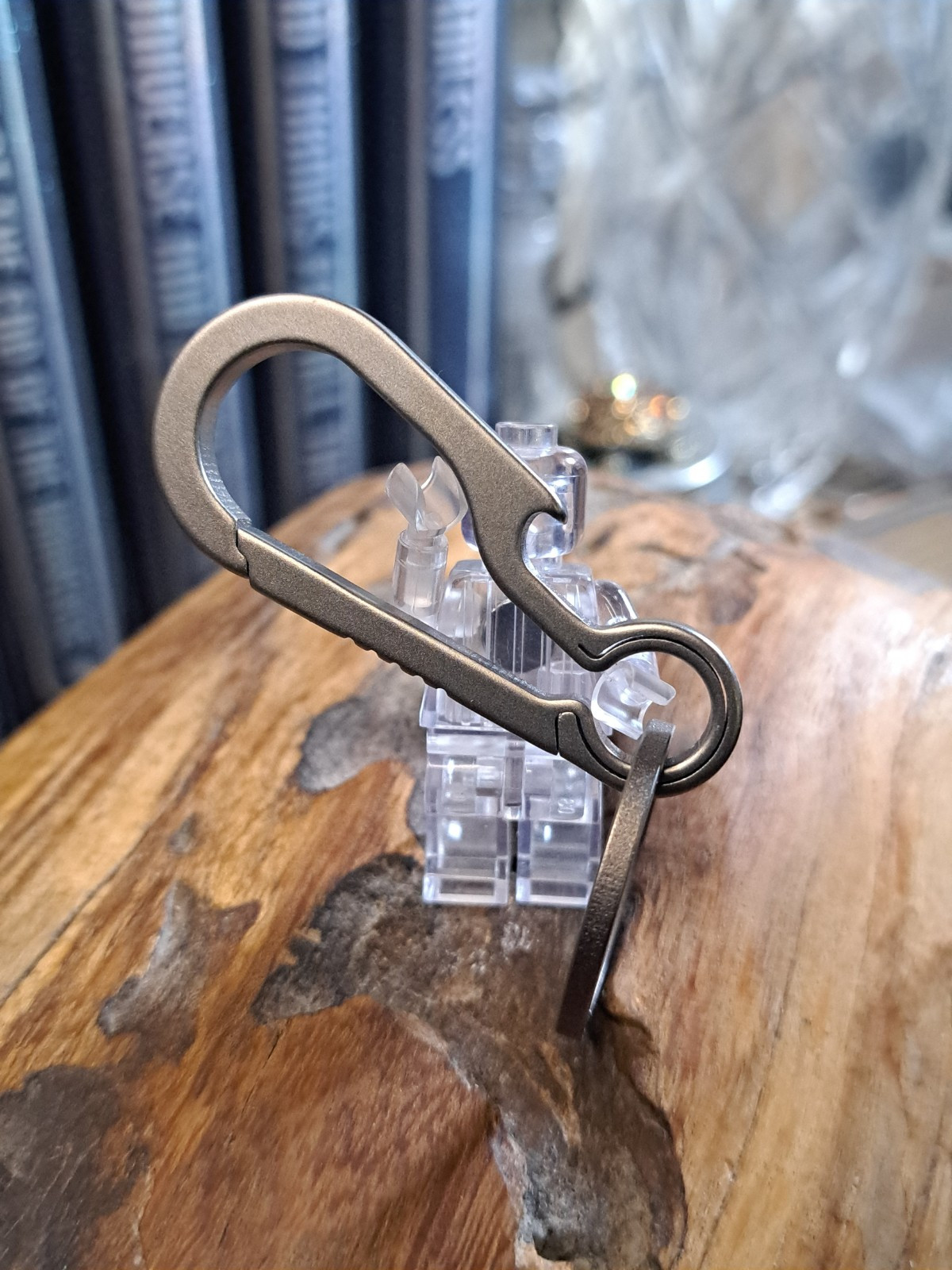 EDC Titanium Carabiner Keychain