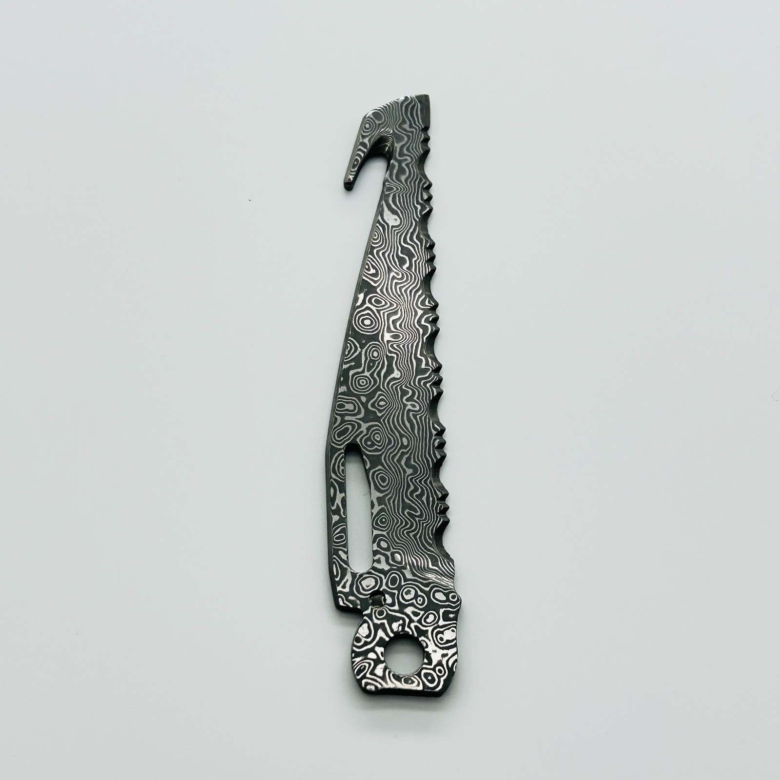 Custom VG10 Damascus (Serrated)Blade for LEATHERMAN SURGE – CNC, 60HRC