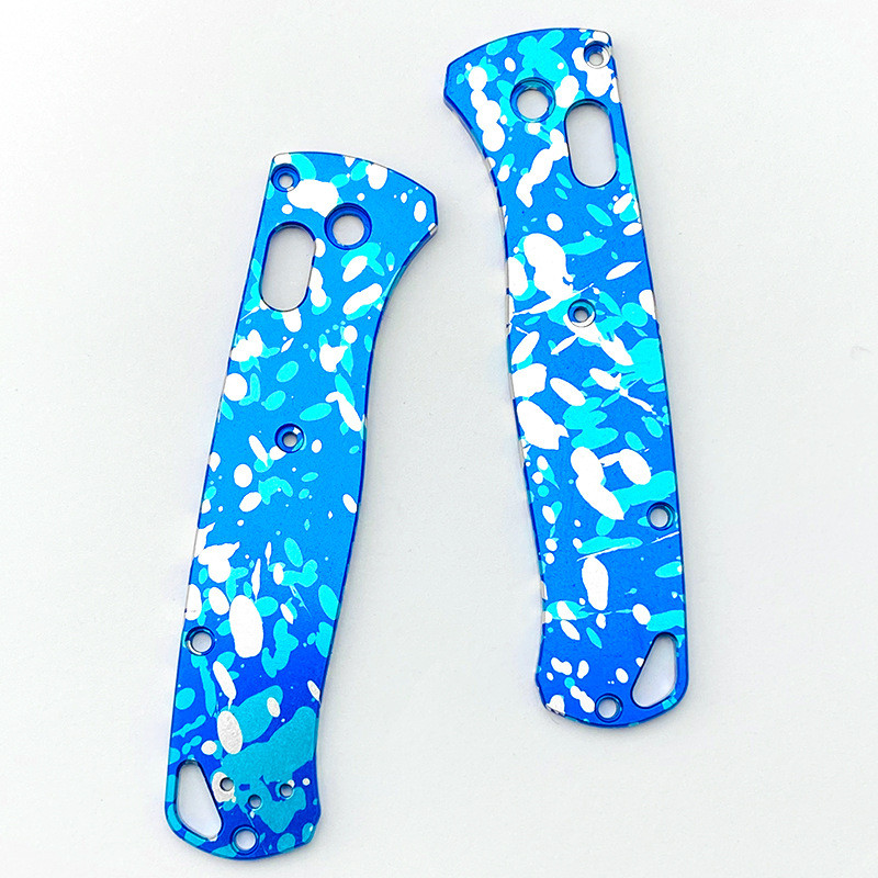1 Pair Aluminum Alloy Handle Scales for Benchmade Bugout 535 New