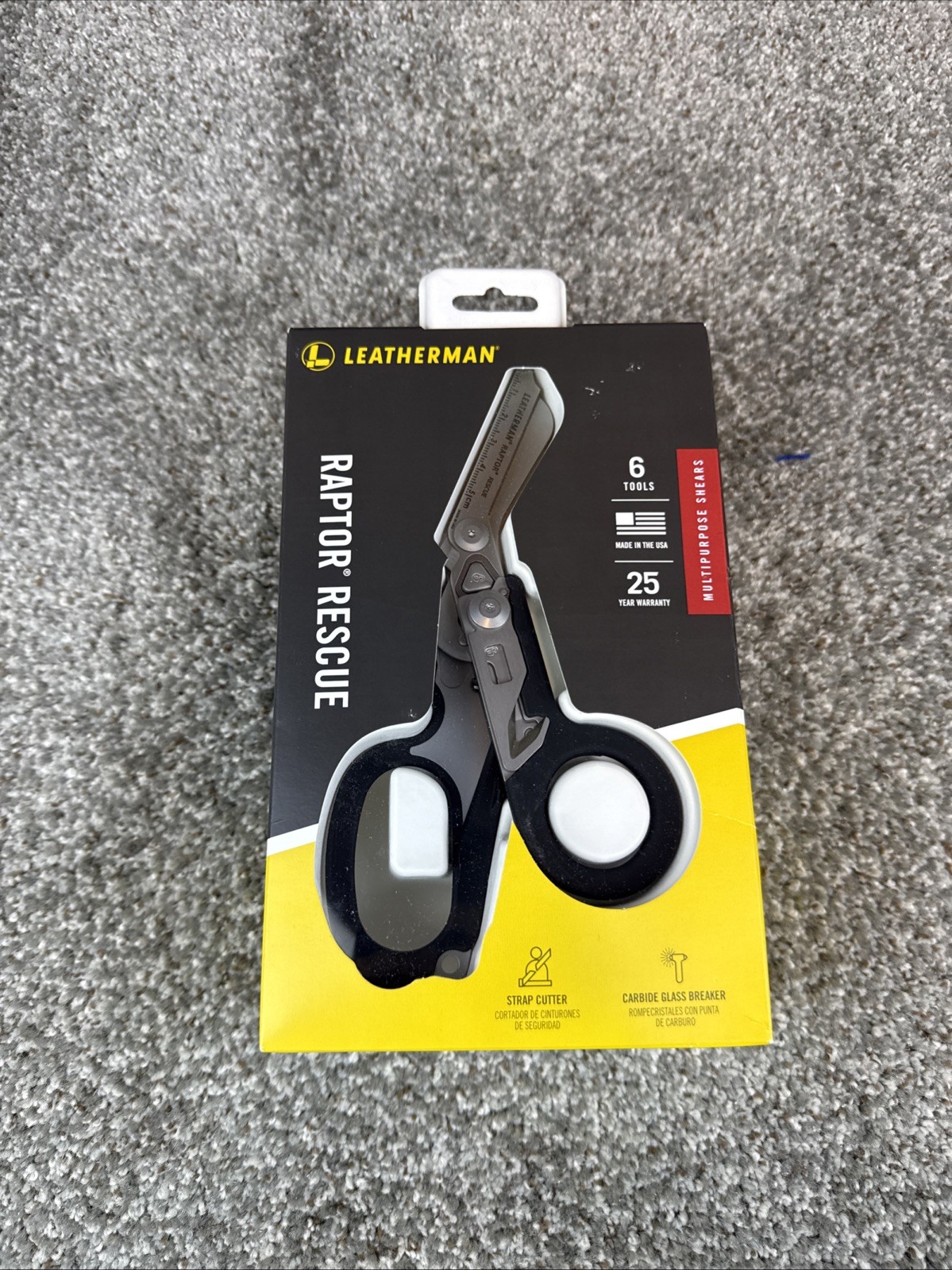 LEATHERMAN, Raptor Rescue, 6-in-1 Heavy-Duty Emergency/Trauma Shears Multi-Tool