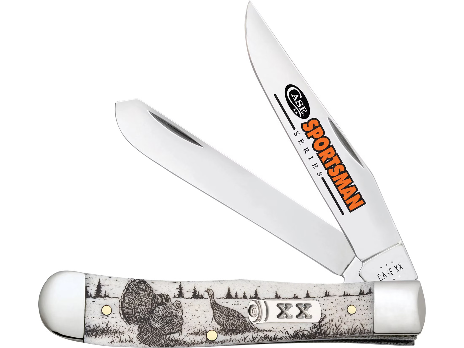 Case Trapper Sportsman Turkey Series Pocket Knife 3.27″ Clip/Spey Tru-Sharp