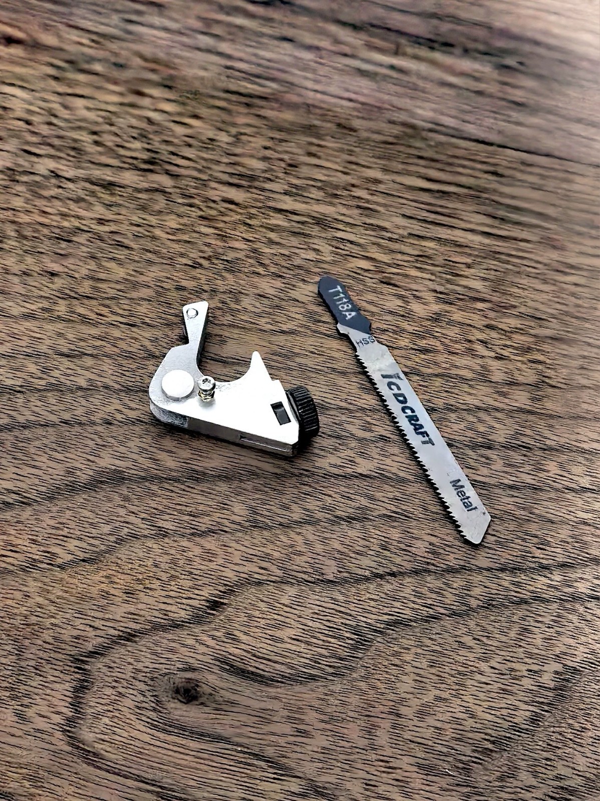 2-in-1 T-Shank Saw Holder & Hammer Tail Cap for Leatherman SKELETOOL – Stainless
