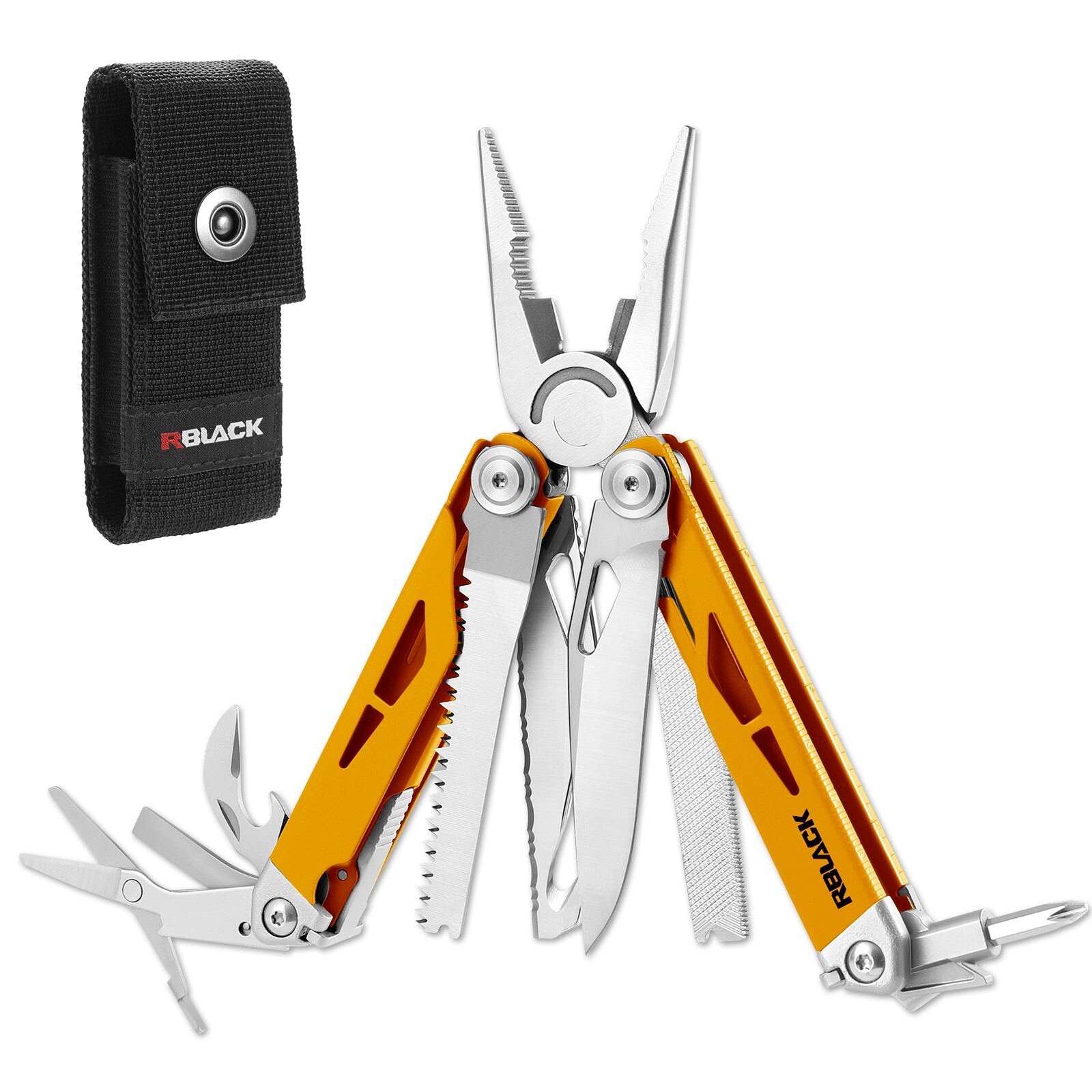 Rblack 21-in-1 Multitool Pliers Multi Tool Pliers with sheath Father’s Day Gift
