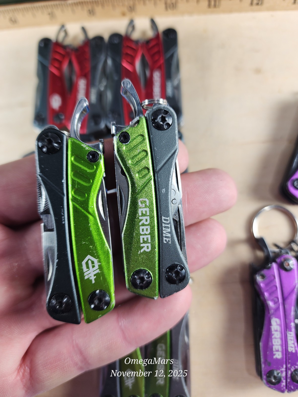 Gerber Dime Mini Multitool – Suspension – Clutch – Curve – Random Pick ALL Work