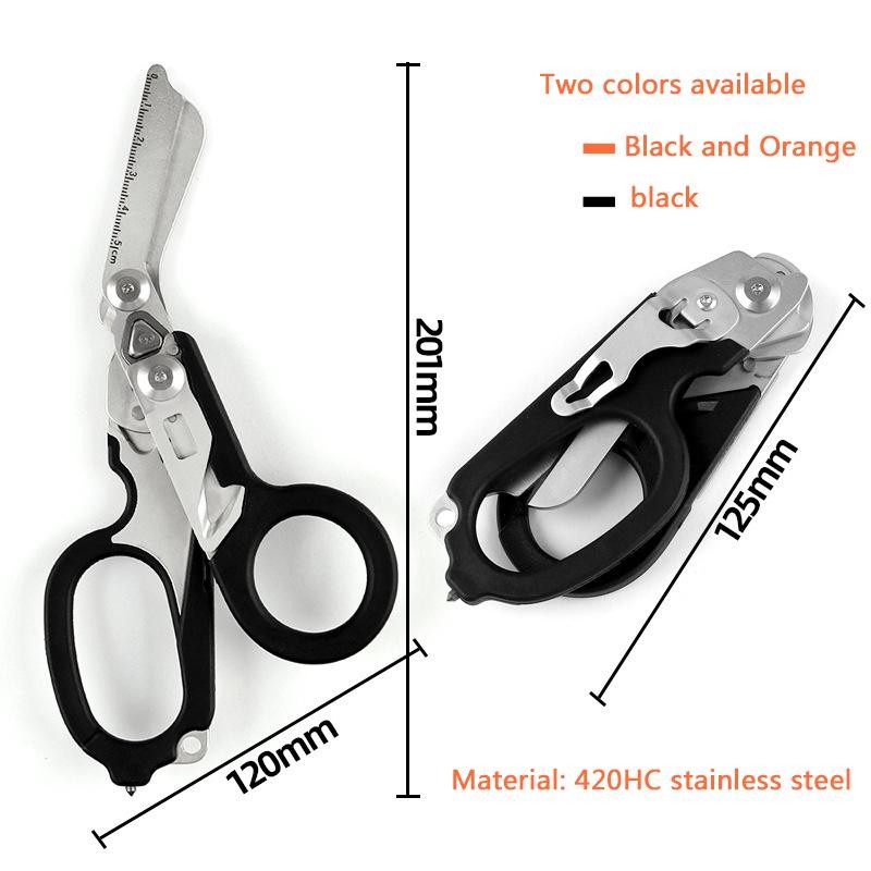 New Scissors Raptors Shears Tactical Folding Multifunction Mini Portable Tool
