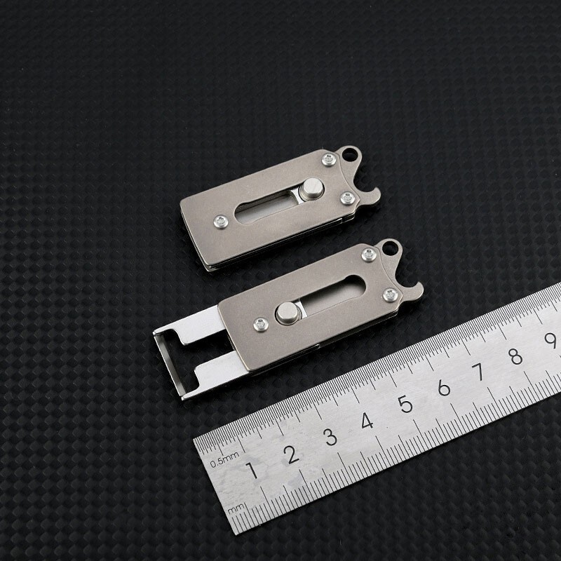 EDC Titanium Alloy Multi Tools Bottle Opener Portable Outdoor Peeler